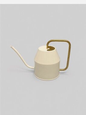 IKEA Ivory and Gold Watering Can